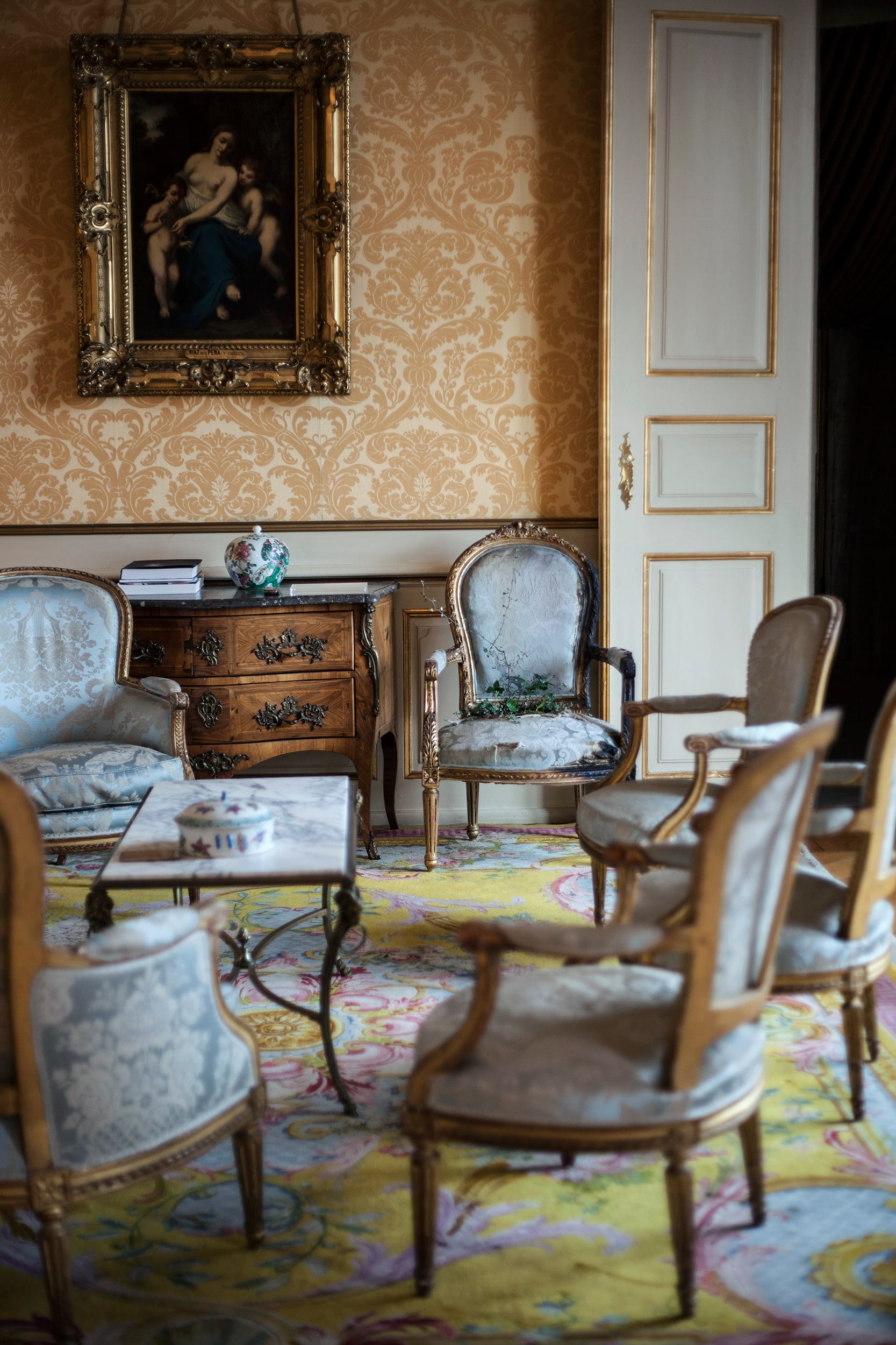 Please Wait Here 2017 — installation in the embassy salon