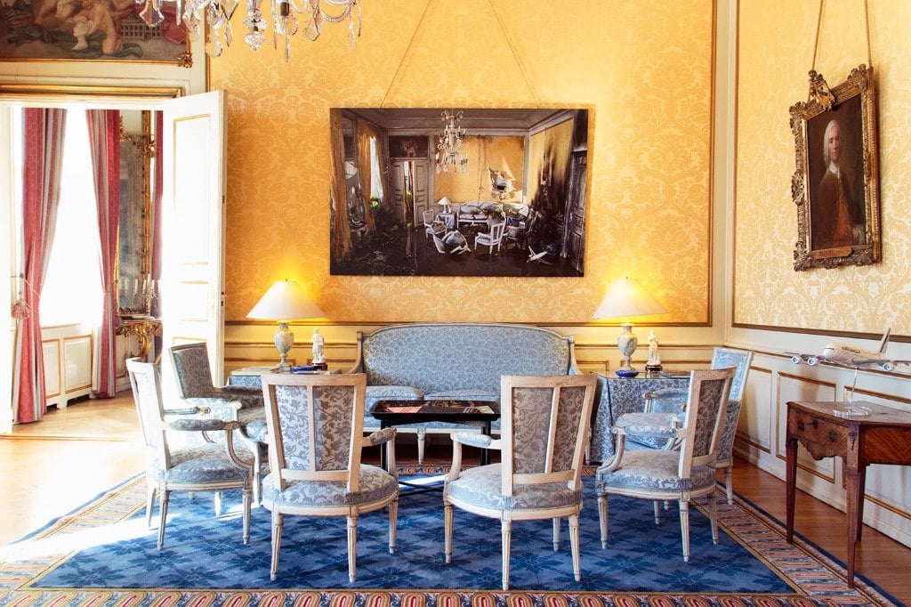 Installation view, Grand Salon — French Embassy, Copenhagen